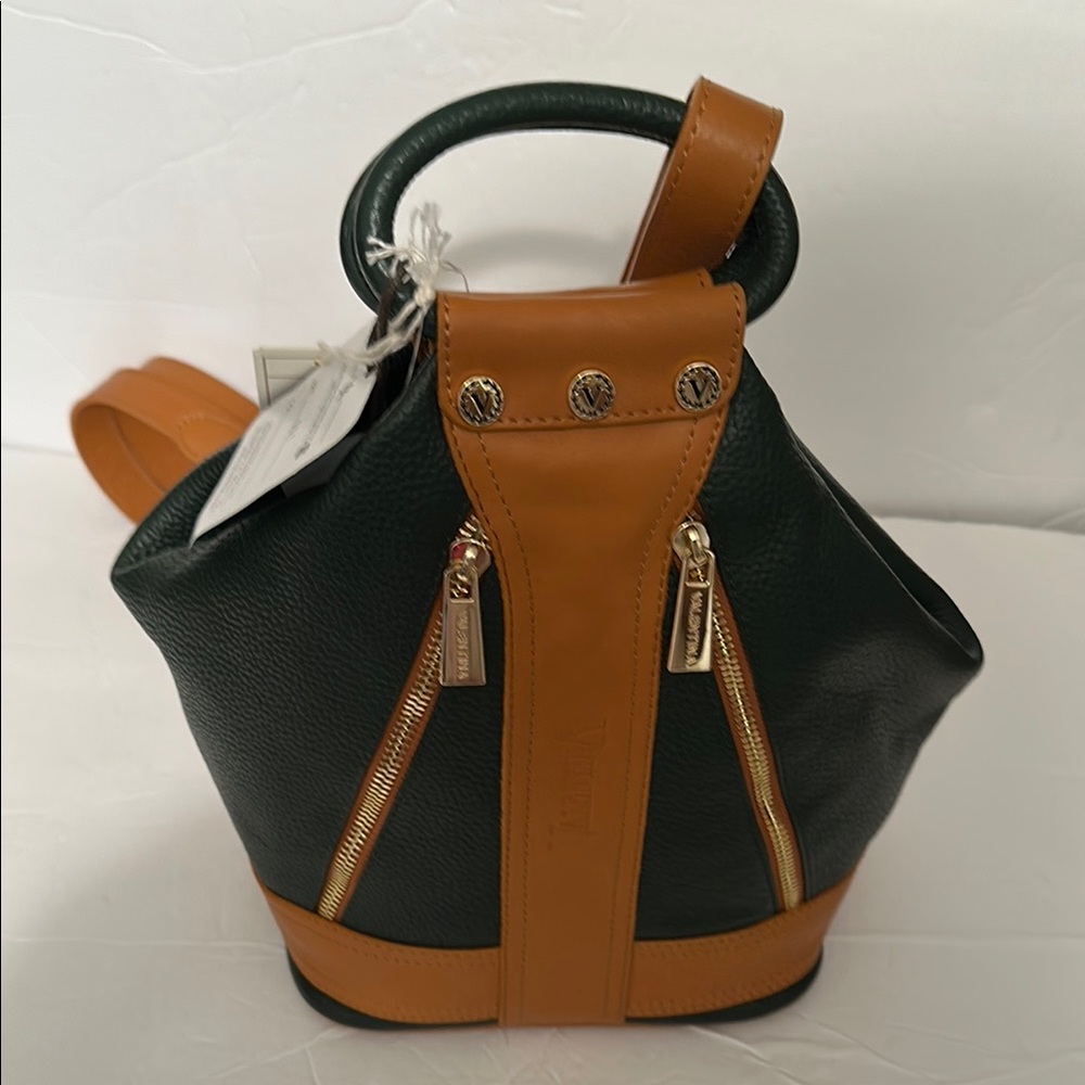 COPY - Two-Tone VALENTINA Leather Backpack